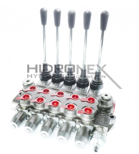 AMI Oleodinamica Orta Series Monoblock valve 5-sections - MB/25/5